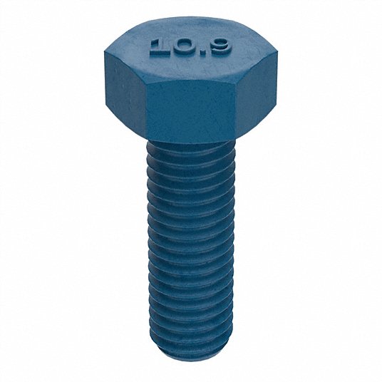 Picture of Brighton Best BR465244 M20-2.50X100 mm,(Pt) Hex Cap Screws 10.9 Coarse Alloy Zinc-Blue Cr+3